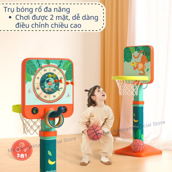 Cột Bóng Rổ Đa Năng Mideer Versatile Basketball Hoop 3 In 1