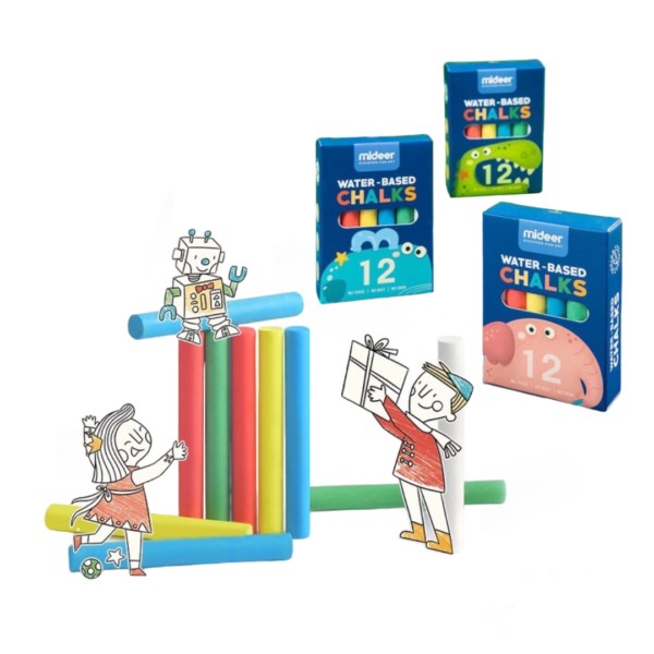 Phấn Viết Bảng Mideer Multifunctional Palm Oil Chalk 3+